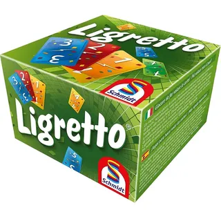 Schmidt , Ligretto Green, Card Game, Ages 8+, 2 to 4 Players, 15 mins Minutes Playing Time