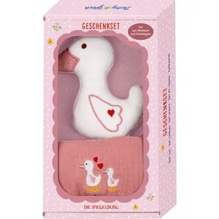 DIE SPIEGELBURG 18734 Geschenkset Gans, rosa - BabyGlück