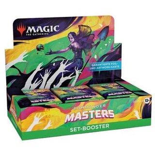 WOTCD20141000 - Magic the Gathering Commander Masters Set-Booster Display (24) deutsch