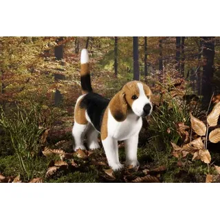 Kösen Kuscheltier Beagle 34 cm stehend braun/weiß/schwarz