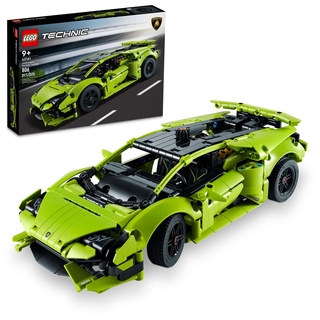 LEGO Technic 42161 Lamborghini Huracán Tecnica Advanced Sportwagen Bauset für Kinder ab 9 Jahren, die gerne konstruieren und exotisches Sportwagen-Spielzeug sammeln