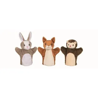 GOKI Handpuppen Eichhörnchen  Hase und Igel (3er Set)