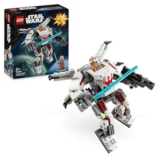 LEGO Star Wars Luke Skywalkers X-Wing Mech, Bauspielzeug Steinen zum Sammeln, Actionabenteuer, Geschenkidee für kreative Jungen und Mädchen ab 6 Jahren 75390 (Neu differenzbesteuert)