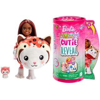 Barbie - Cutie Reveal Chelsea Costume Cuties Series - Kitty Red Panda / Mattel / Spiele (außer Software)