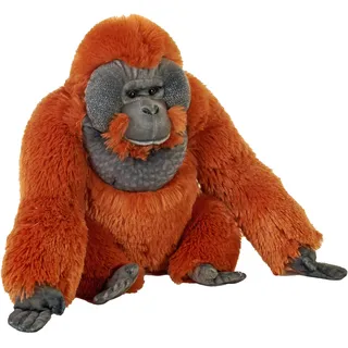 Wild Republic Artist Collection Eco Orang-Utan Männchen, Plüschtier, 38 cm, Plüschspielzeug, umweltfreundlich