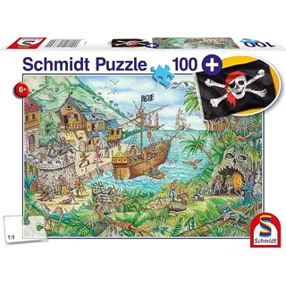 Schmidt Puzzle 56330 - In der Piratenbucht [100 Teile] (Neu differenzbesteuert)