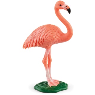 schleich 14849 Flamingo, ab 3 Jahren, WILD LIFE - Spielfigur, 6 x 3 x 9 cm