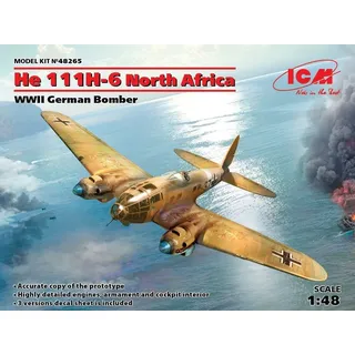 ICM He 111H-6 North Africa,WWII German Bombe Limited