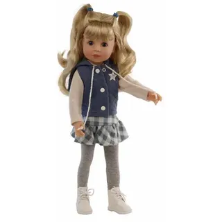 Schildkröt-Puppen Stehpuppe Yella 46 cm blonde Haare, Kleidung sportlich