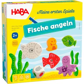 Haba Spiel Meine ersten Spiele - Fische angeln, Made in Germany bunt