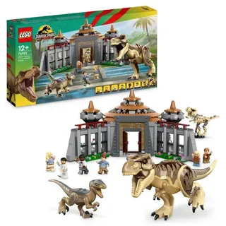 LEGO Jurassic Park 76961 Angriff des T. rex und des Raptors aufs Besucherzentrum