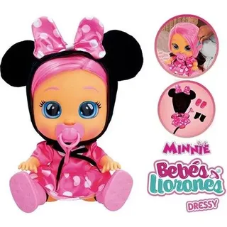 Babypuppe IMC Toys Cry Baby Dressy Minnie 30 cm