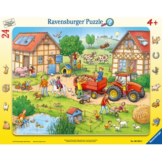 Ravensburger Kinderpuzzle - 06582 Mein Kleiner Bauernhof - Rahmenpuzzle Für Kinder Ab 4 Jahren  Mit 24 Teilen