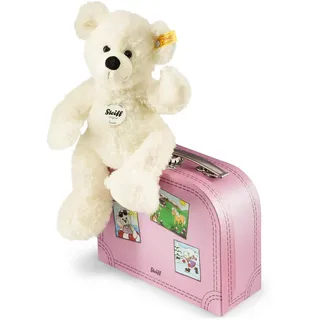 Steiff 111563 Lotte Teddybär im Koffer Plüschtier, Mehrfarbig, 28 cm