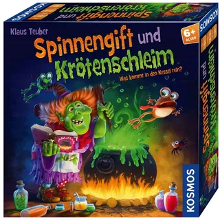 Kosmos Spiel, Kinderspiel Spinnengift & Krötenschleim, Made in Germany bunt