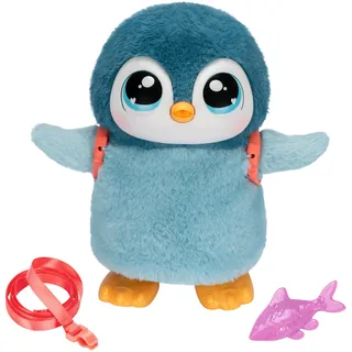 Little Live Pets My Walking Penguin Waddles | Kuscheliger interaktiver Pinguin, der läuft, Tanzt und mit den Flügeln flattert. Über 25 Geräusche & Reaktionen. Batterien enthalten. Ab 5 Jahren.