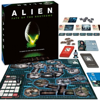 Ravensburger Alien: Fate of The Nostromo Brettspiel für Kinder ab 10 Jahren - Ein kooperatives Strategiespiel der Spannung