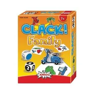 02104 - Clack! Family - Würfelspiel, für 2-4 Spieler, ab 7 Jahren