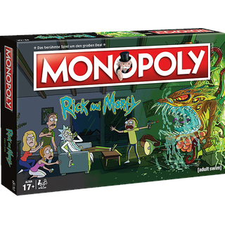 WINNING MOVES MONOPOLY - Rick and Morty Brettspiel Mehrfarbig