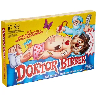 Hasbro Gaming Doktor Bibber elektronisches Brettspiel mit Karten und Autschis, Brettspiel für Kinder ab 6 Jahren, für 1 oder mehr Spieler, Kindergeschenk