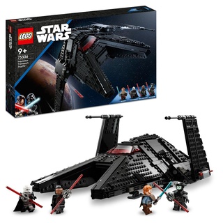 LEGO 75336 Star Wars Die Scythe - Transportschiff des Großinquisitors, Spielzeug-Raumschiff mit 2 Shootern, Ben Kenobi Minifigur und Lichtschwerte...