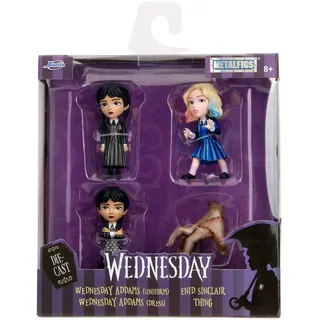 JADA Sammelfigur Jada Sammelfigur MetalFigs Wednesday 4er Pack 2,5 Zoll 6,5 cm 25325204