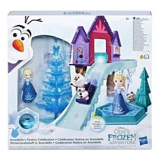 HASBRO C1919EU4 Disney Die Eiskönigin – Olaf taut auf Little Kingdom Winterlandschaft