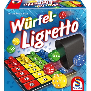 Schmidt Spiele Würfel-Ligretto (Deutsch, Französisch, Italienisch)