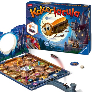 Ravensburger Kinderspiele 22300 - Kakerlacula - Aktionsspiel mit elektronischer Kakerlake für Groß und Klein, Familienspiel für 2-4 Spieler, Kinderspiel ab 5 Jahren