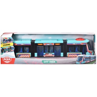 Dickie Toys Spielzeug-Straßenbahn Spielfahrzeug Straßenbahn Go Real / City Siemens City Tram 203747016