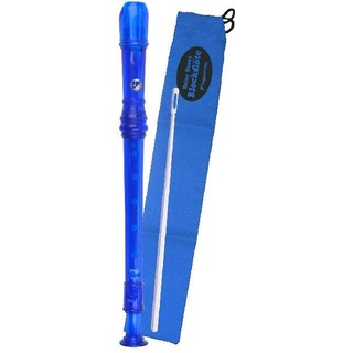 Voggys Kunststoff-Blockflöte (Blau)  Barocke Griffweise