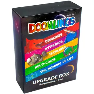 Doomlings Upgrade-Paket für das Klassische Kartenspiel 5 Erweiterungssets (Insgesamt 81 Karten inbegriffen)