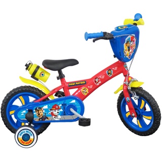 Paw Patrol Babys (Jungen) Fahrrad, Rot, Blau, Gelb, 12 pollici