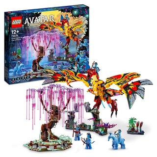 LEGO Avatar Toruk Makto und der Baum der Seelen, baubares Spielzeug mit 4 Minifiguren und fantastischen Tierfiguren, eine im Dunkeln leuchtende Pandora-Szene, 2022 Film-Set 75574