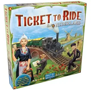 Days of Wonder, Zug um Zug – Niederlande, Map-Erweiterung, Familienspiel, Brettspiel, 2-5 Spieler, Ab 8+ Jahren, 45+ Minuten, Deutsch, Mehrsprachig