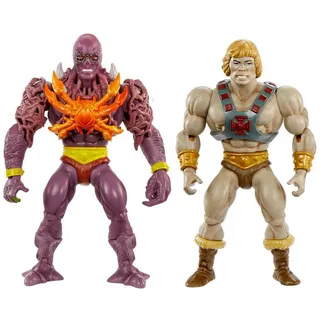 Mattel® Actionfigur Masters of the Universe Origins Exklusiv Figur, (Größe ca. 14 cm) He-Man & Vecna (MotU & Stranger Things)