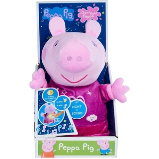 SIMBA Plüschfigur Stofftier Peppa Pig Gute Nacht Peppa Licht und Musik 25cm 109261016