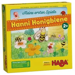 HABA 301838 - Meine ersten Spiele: Hanni Honigbiene Dieses Spiel fördert: Farbe benennen und erkennen, Wir-Gefühl entwickeln, erstes Regelverständn