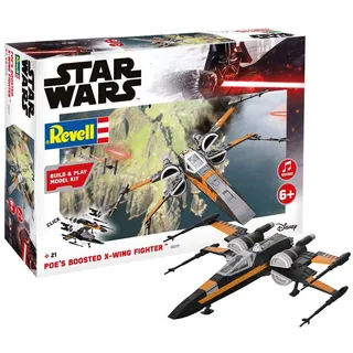 Revell Build & Play RV06777 6777 Star Wars Revell 06777 Poe's Boosted X-Wing Fighter Science Fiction Bausatz 1:78 (Neu differenzbesteuert)