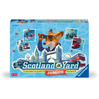 Ravensburger 22450 - Scotland Yard Junior Brettspiel für 2-4 Spieler Gesellschafts- und Familienspiel für Kinder ab 6 Jahren von Michael Schacht / Rav