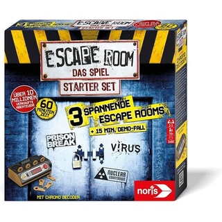 Noris 606102034 - Escape Room Das Spiel Starter Set, 3 spannende Escape Rooms