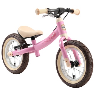 BIKESTAR Kinder Laufrad Lauflernrad Kinderrad für Mädchen ab 3-4 Jahre | 12 Zoll Sport Kinderlaufrad Rosa | Risikofrei Testen