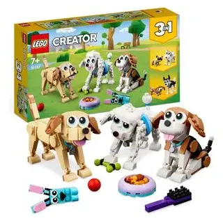 LEGO Creator 3in1 31137 Niedliche Hunde, ab 7 Jahre, 475 Teile