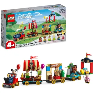 LEGO | Disney: Disney Geburtstagszug Set mit Moana, Woody, Peter Pan und Tinker Bell Zug-Spielzeug plus Micky und Minnie Maus, für Kinder ab 4 Jah... - Beige