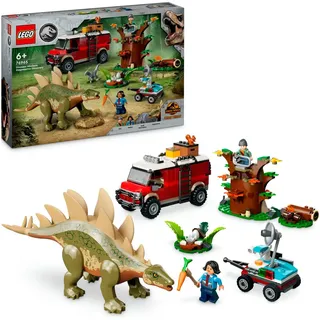 LEGO® Dinosaurier-Missionen: Entdeckung des Stegosaurus (76965) Konstruktionsspielsteine, (420 St), LEGO Jurassic World; Made in Europe bunt