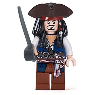 LEGO® Fluch der Karibik / Pirates of the CaribbeanTM Minifigur Jack Sparrow mit Dreispitz seltene Version wie aus 30133