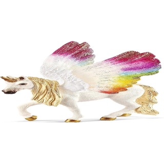 Schleich® Spielfigur Geflügeltes Regenbogeneinhorn bunt|weiß