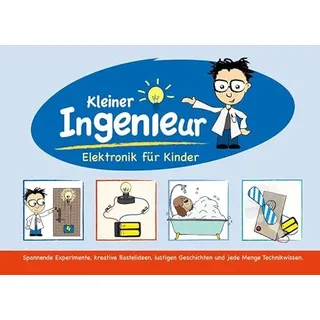 Kleiner Ingenieur: Elektronik für Kinder. Lernpaket mit allen elektronischen Bauteilen, die für die Experimente benötigt werden.