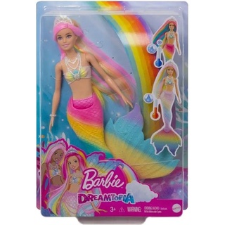 Barbie - Barbie Dreamtopia Regenbogenzauber Meerjungfrau Puppe mit Farbwechsel