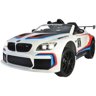 Elektro-Kinderauto JAMARA "Ride-on BMW M6 GT3" Elektro-Kinderfahrzeuge weiß Kinder